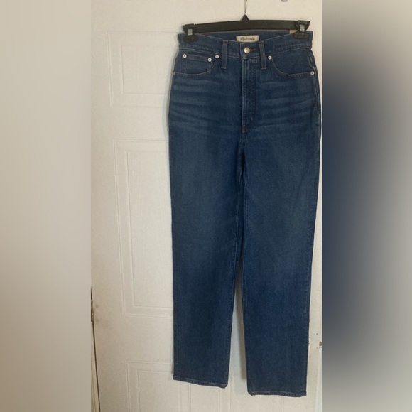 NWT MADEWELL THE PERFECT VINTAGE STRAIGHT JEANS * Tall - Picture 7 of 8